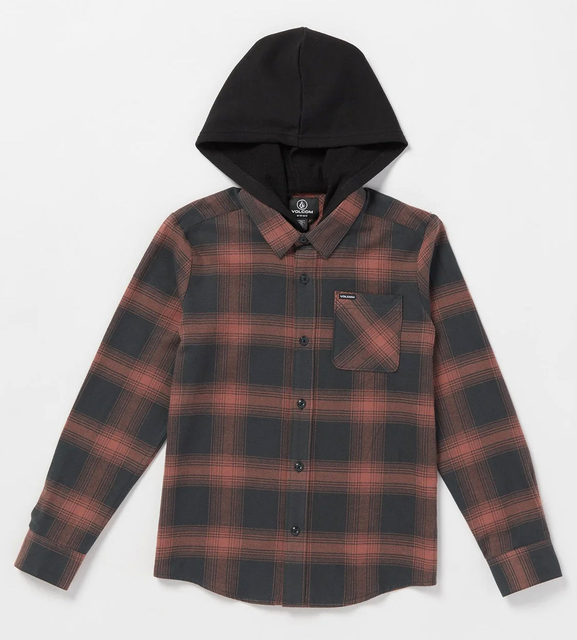 Volcom Netastone LS Hooded Button-up-F23