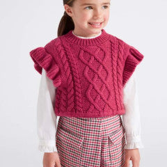 Mayoral Knitted Raspberry Vest - FA22