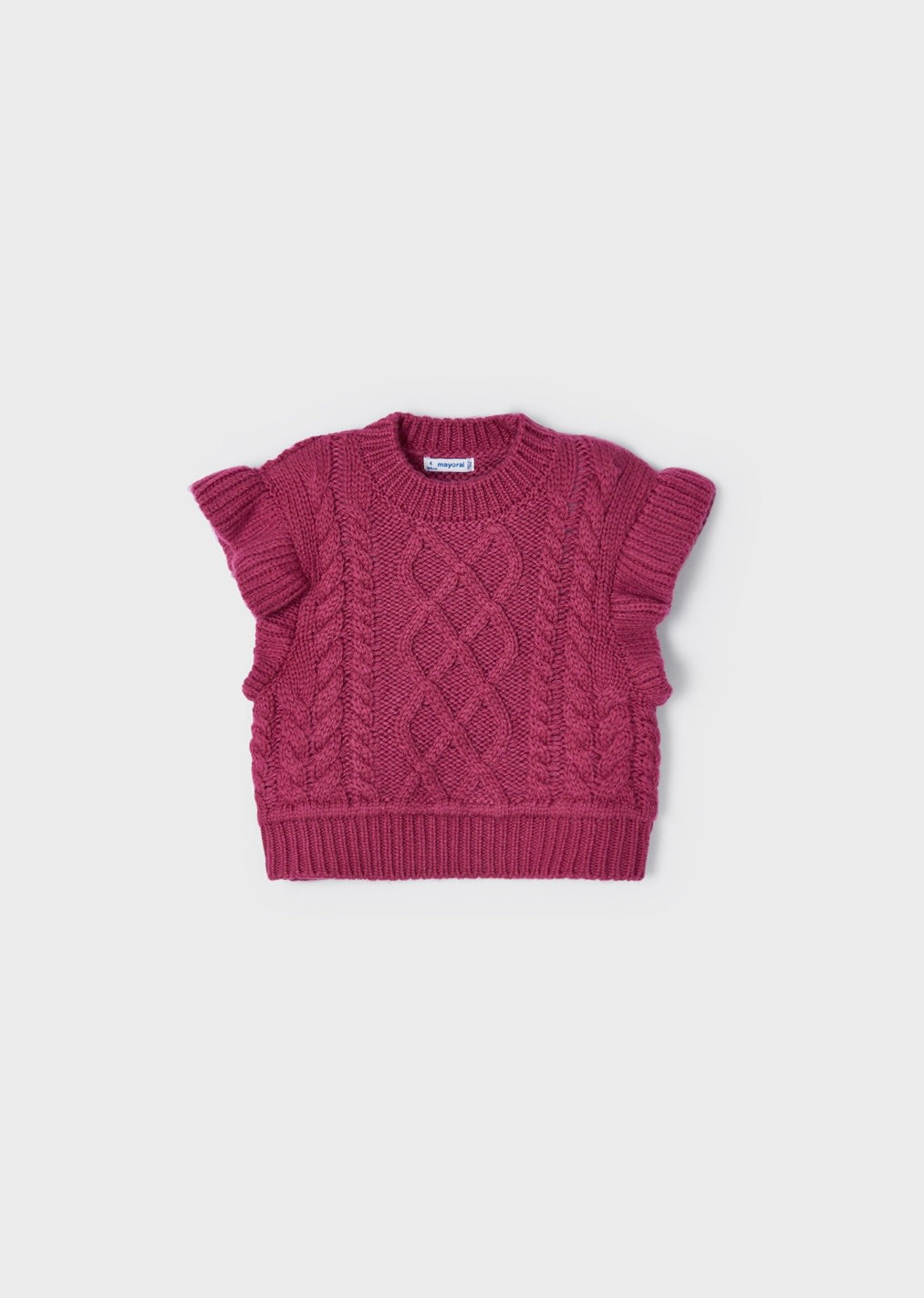 Mayoral Knitted Raspberry Vest - FA22