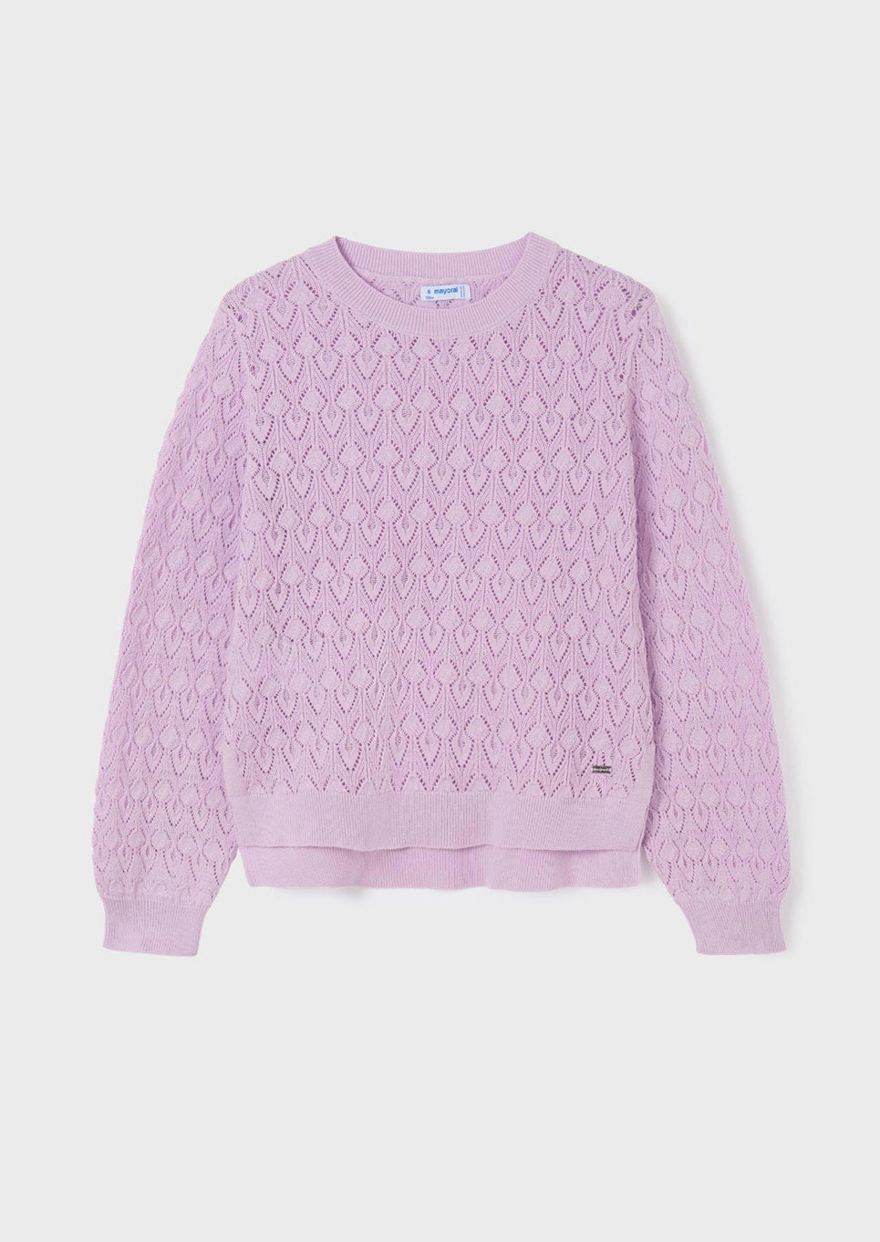 Mayoral Lilac Knit Sweater SP22