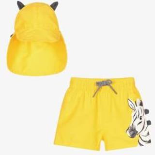 Mayoral Yellow Zebra Swimsuit 2-Pc Set SP22 6