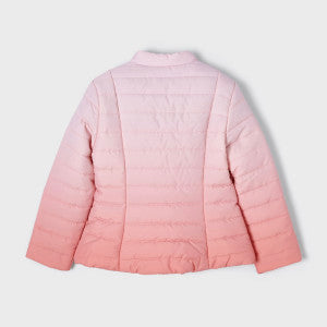 Mayoral Ombre Pink Spring Puffer Jacket SP24