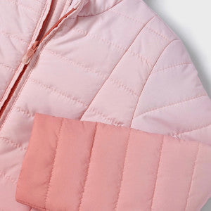 Mayoral Ombre Pink Spring Puffer Jacket SP24