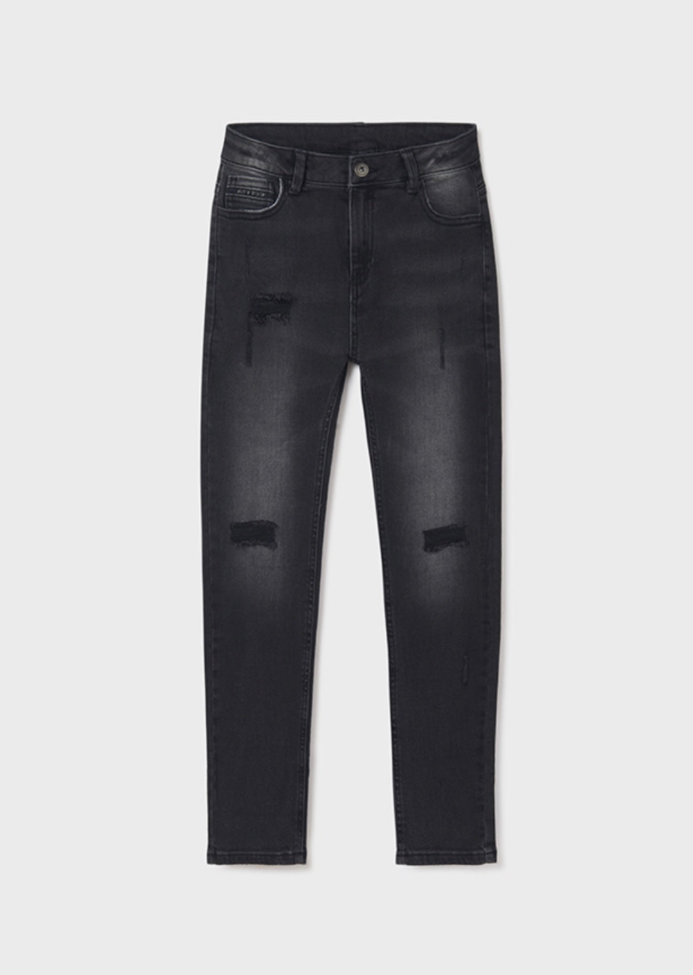 Mayoral straight denim jeans - FA22 Black