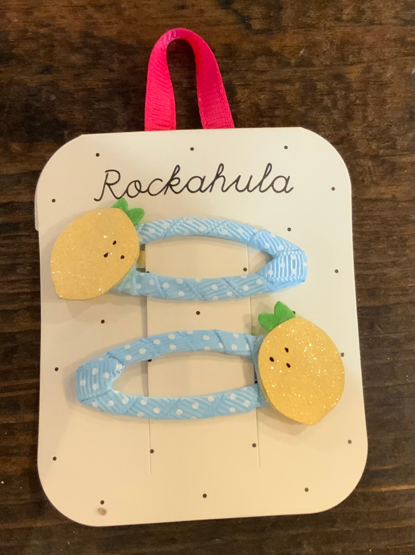 Rockahula Hair Clips-SP22 Lemon