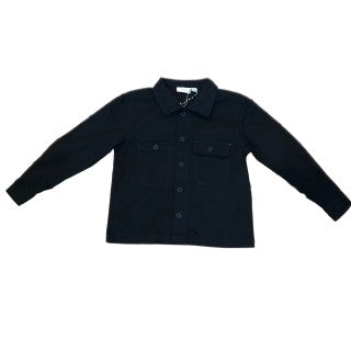 MID Collared Button Up Shirt - FA22 Black