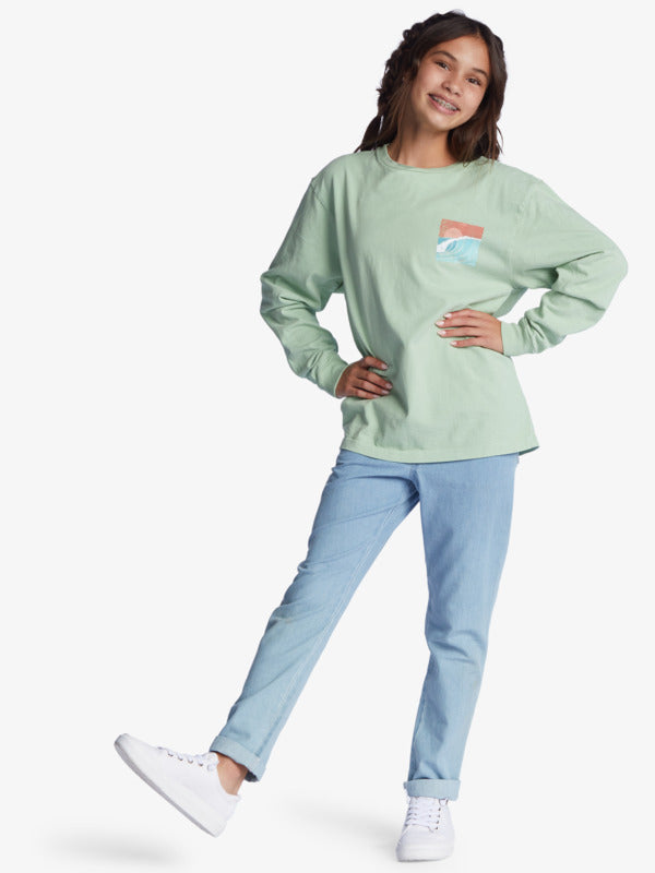 Roxy Green Surfing Vibes Long Sleeve FA22