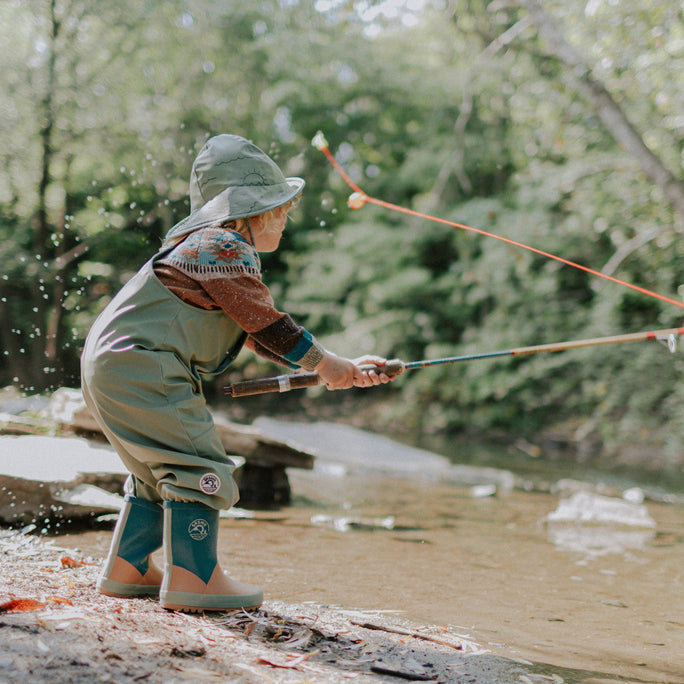 Souris Mini Green Rain Overalls-SP22