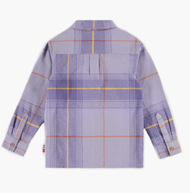 Souris Mini Plaid Button-Up-F22