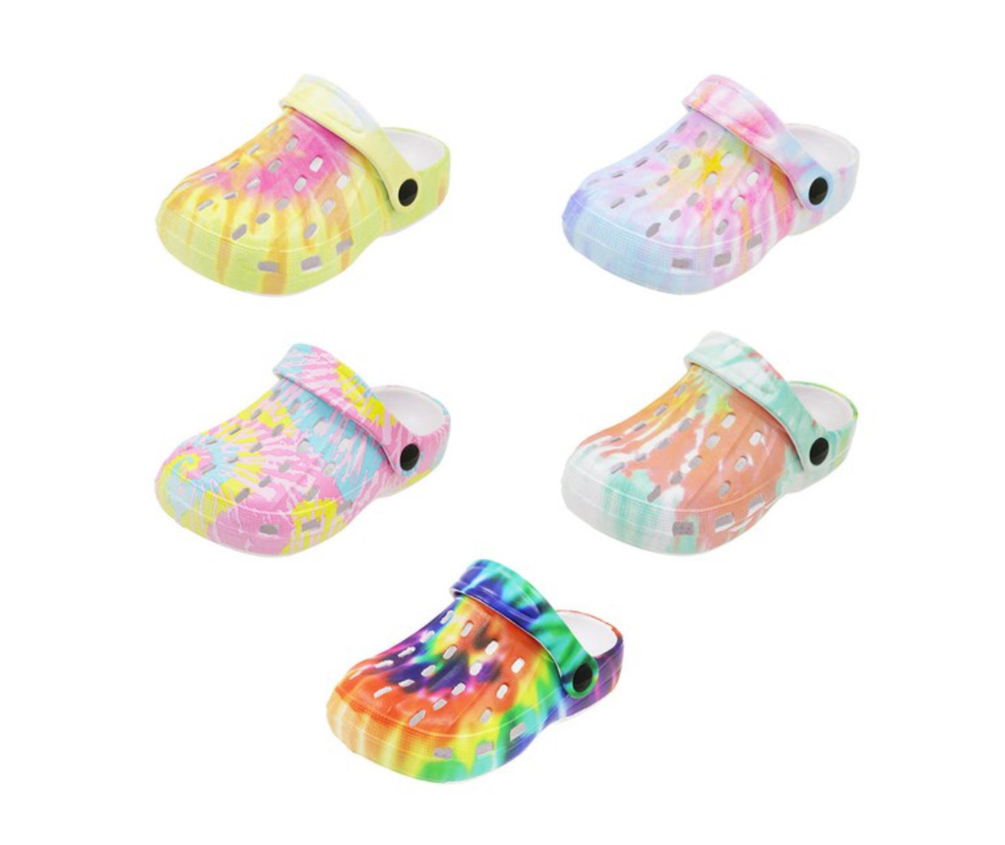 PW Unisex Kid’s Tie Dye Clog-W24