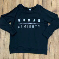 Posh & Cozy Adult Sweaters Woman Almighty(Black)