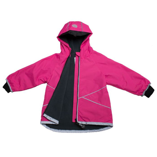 Calikids Dark Pink Fleece Lined Jacket-SP24