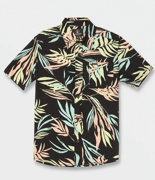 Volcom Bleeding Leaf Short Sleeve Button-Up Shirt SP24