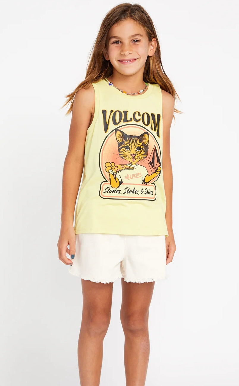 Volcom Flexin Muscle Citron Tank Top SP24