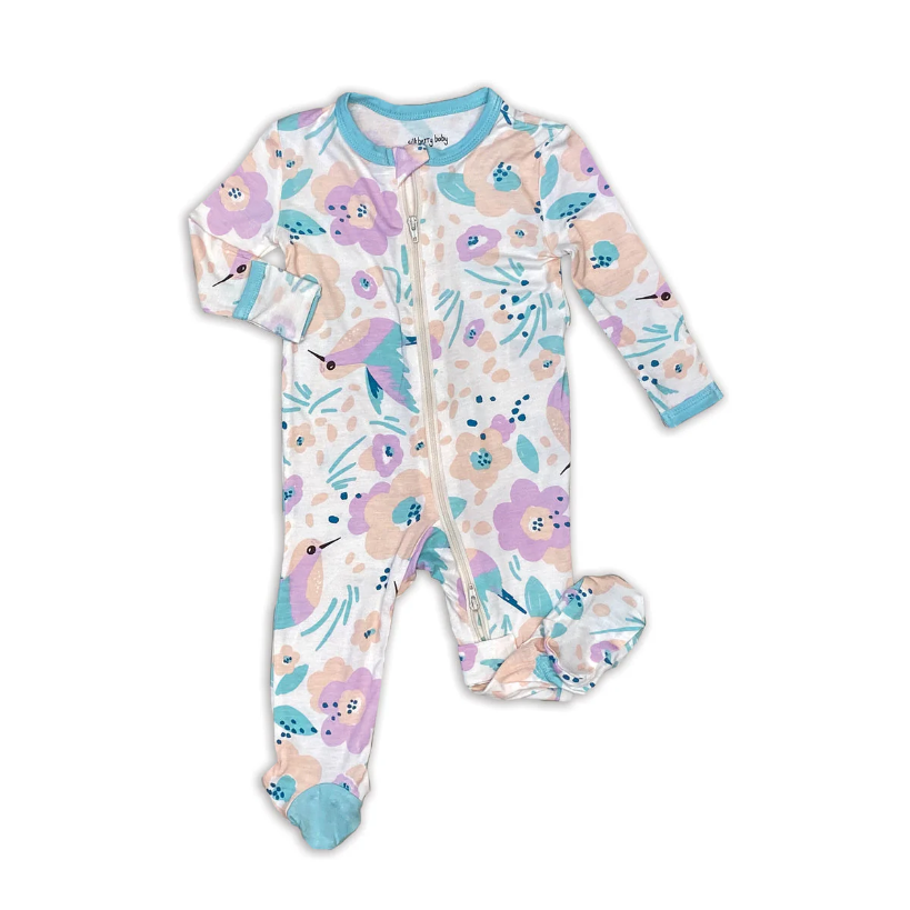 Silkberry Baby Bamboo Footed Sleeper-SU24