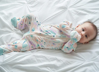 Silkberry Baby Bamboo Footed Sleeper-SU24