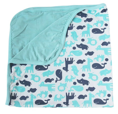 Silkberry Baby Bamboo Double Layered Receiving Blanket SP24