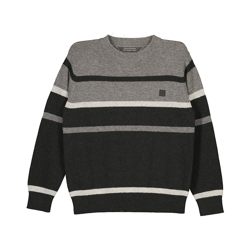 Nukutavake Grey Scale Knit Sweater FA23