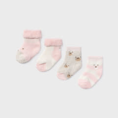 Mayoral Baby Girl 4 Piece Sock Set FA21