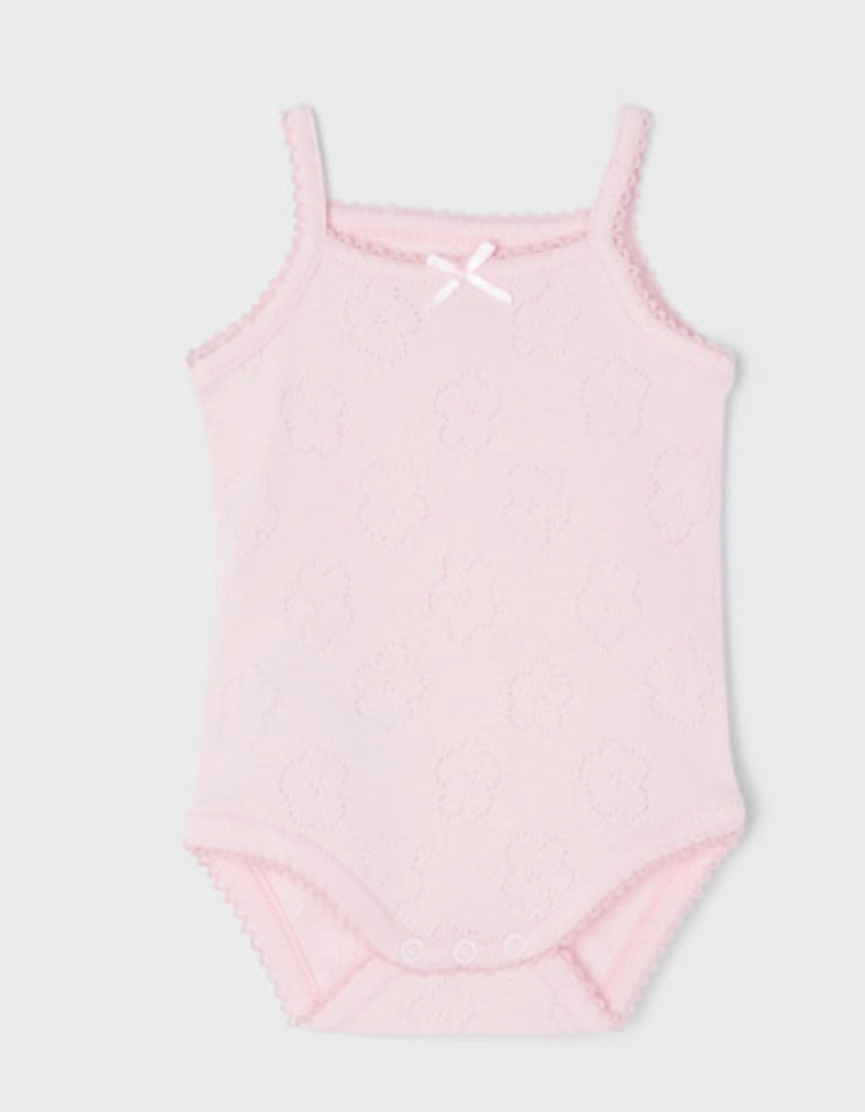 Mayoral Basic Pink Baby Onesie SU22