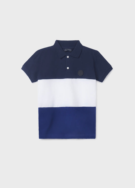 Mayoral Blue Polo Tee SP23