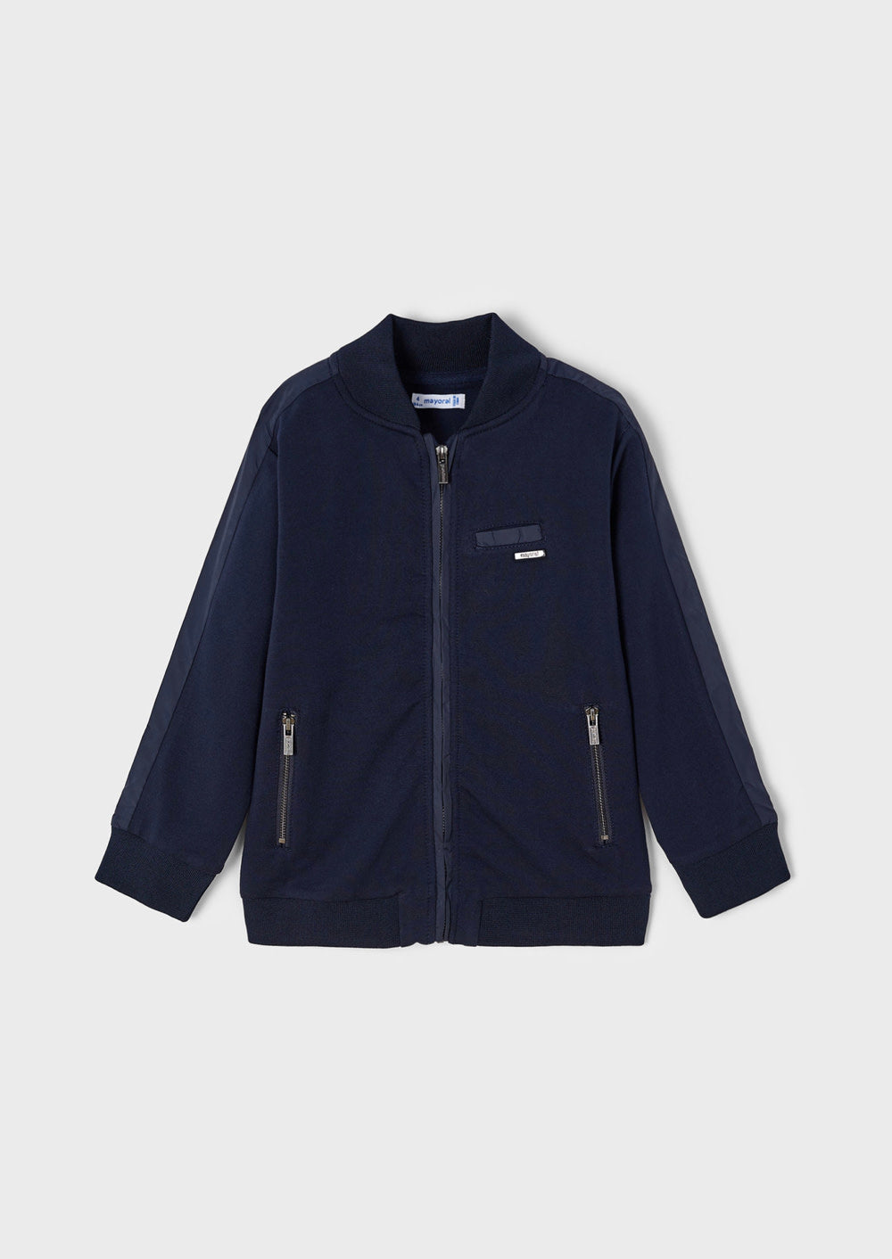 Mayoral Boy Navy Fleece Zip-Up SP22