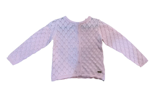 Minymo Pink Knit Cardigan SU22