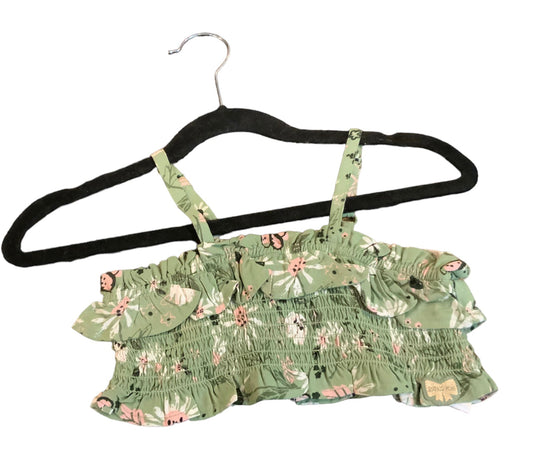 Souris Mini Green Floral Short Tank Top SP22