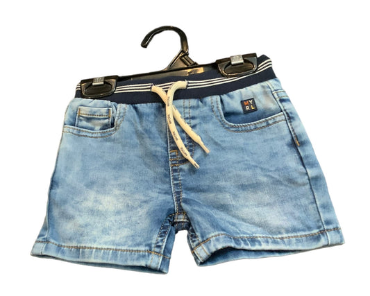 Mayoral Bleach Wash Denim Shorts-S22