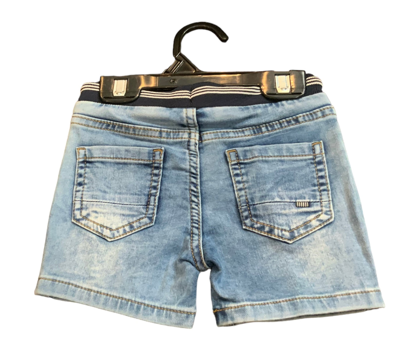 Mayoral Bleach Wash Denim Shorts-S22