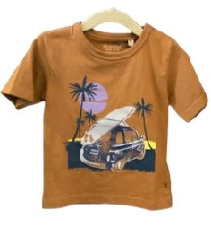 Minymo Boys Graphic Tees SU22 Brown