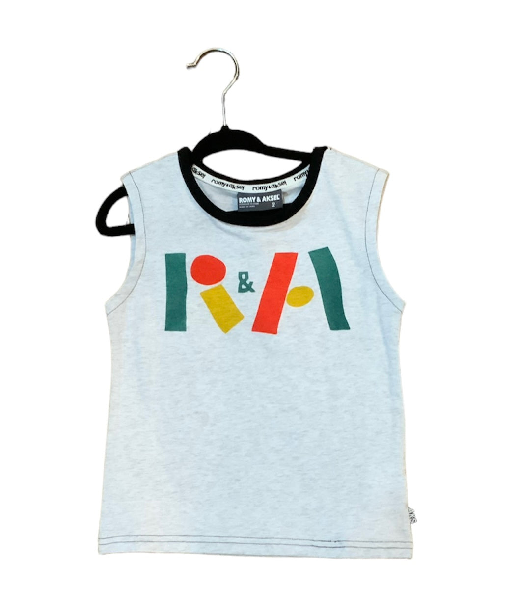 Romy & Aksel Grey Tank Top SP22