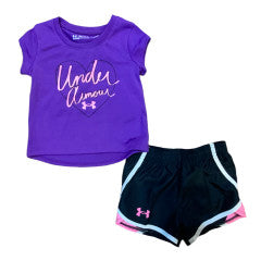 UA Baby Girl Short+Tee Set SU22