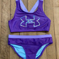 Under Armour 2-Piece Purple Swimsuit SP22