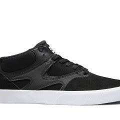 DC Kalis Vulc Mid - Black/White Shoes FA22