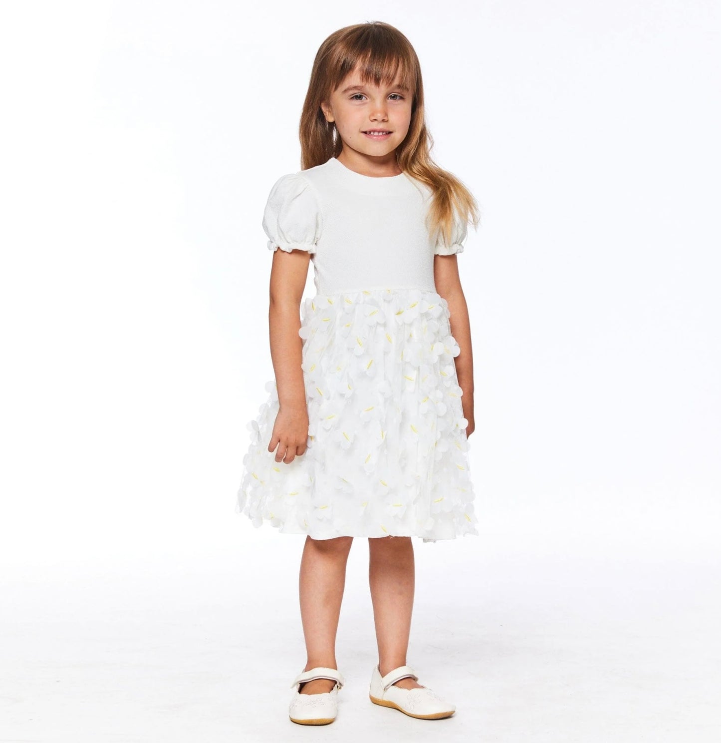 Deux par Deux White Butterfly Dress - FA23