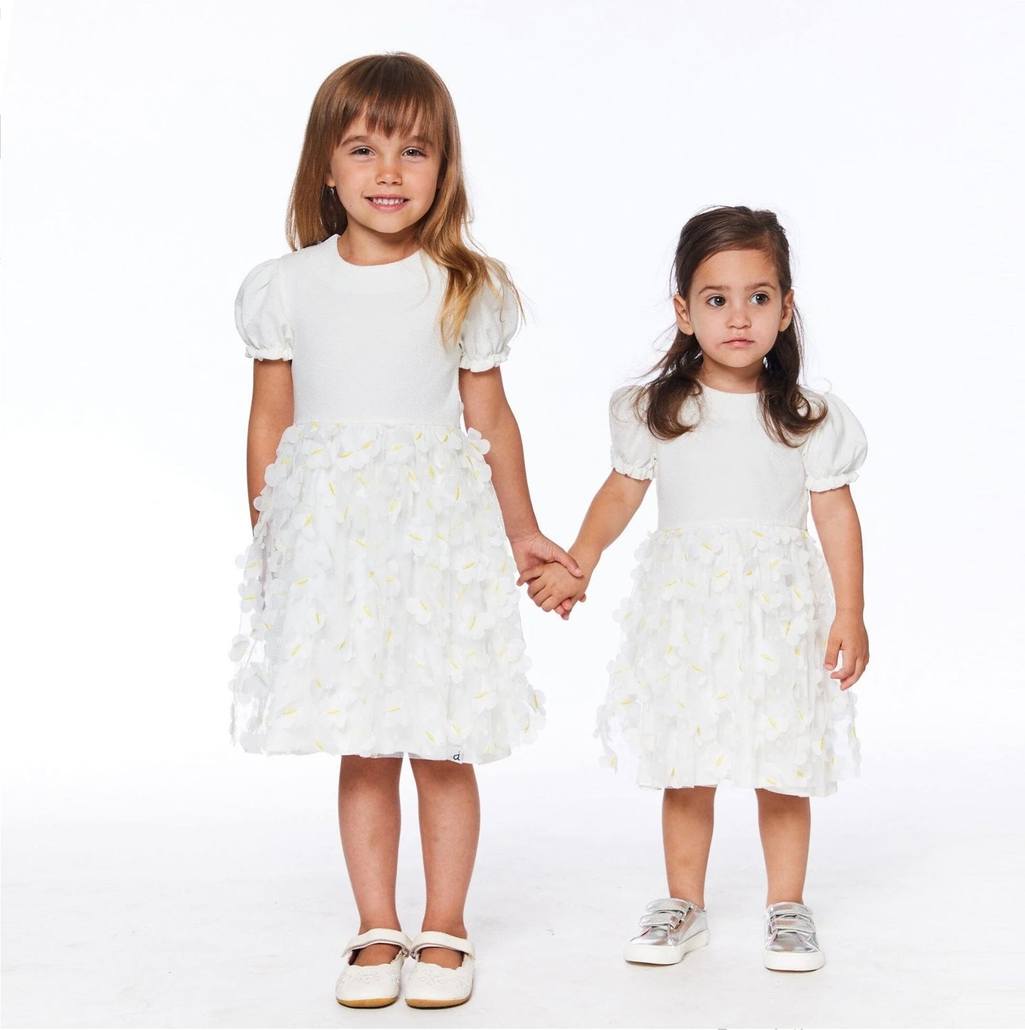 Deux par Deux White Butterfly Dress - FA23