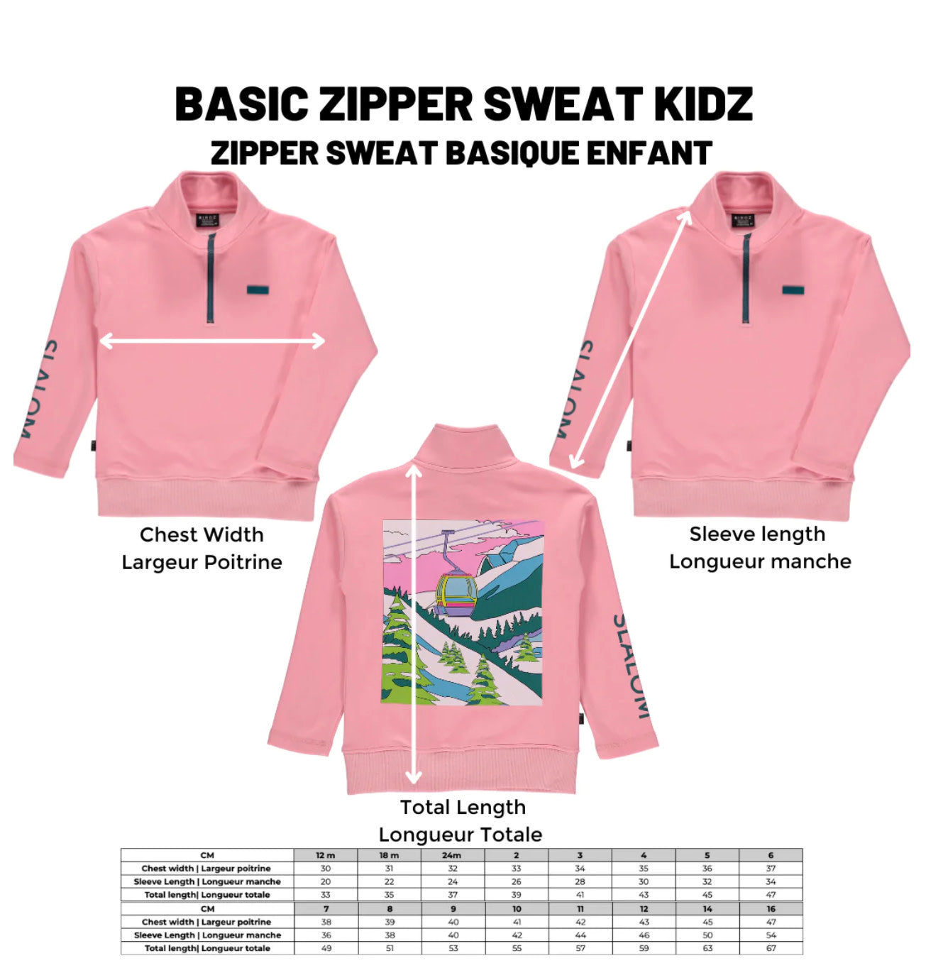 Birdz Slalom Zipper Sweater-F22