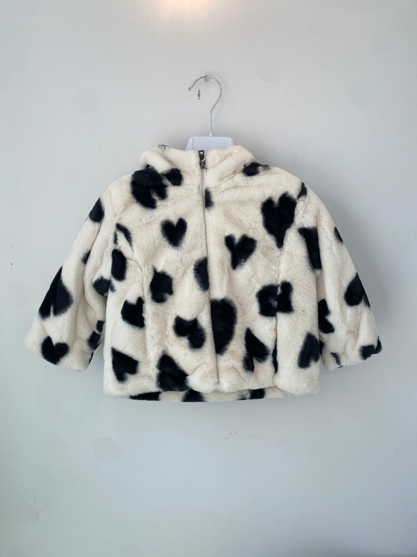 Mayoral Fur Leopard Print Coat FA23