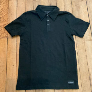 Silver Jeans Co Jersey Short Sleeve Polo SP23 Black