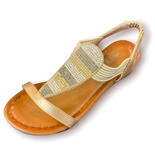 Taxi Libby Rose Gold Sandal SU21